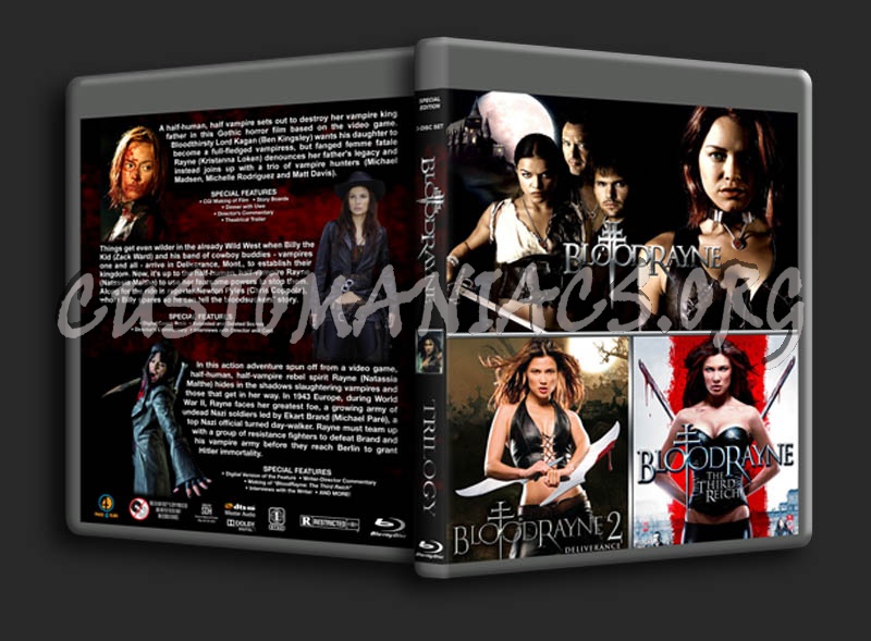 BloodRayne Trilogy blu-ray cover
