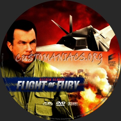 Flight of Fury dvd label
