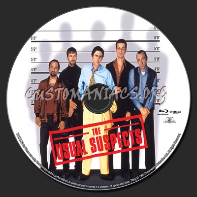 The Usual Suspects blu-ray label