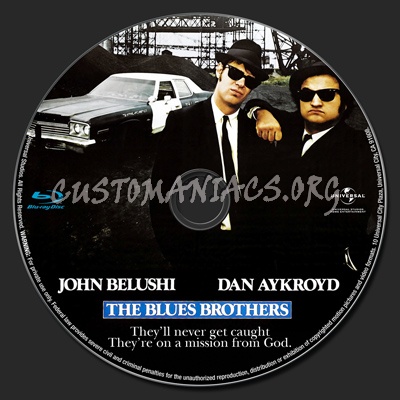 The Blues Brothers blu-ray label
