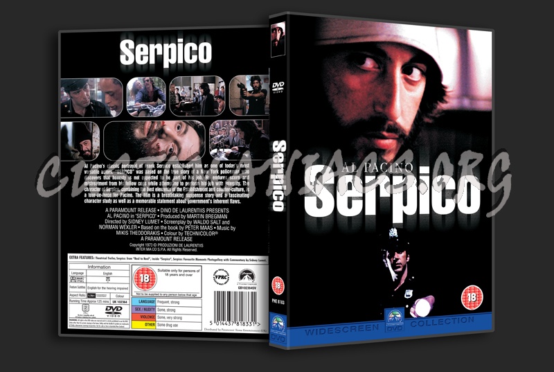 Serpico dvd cover