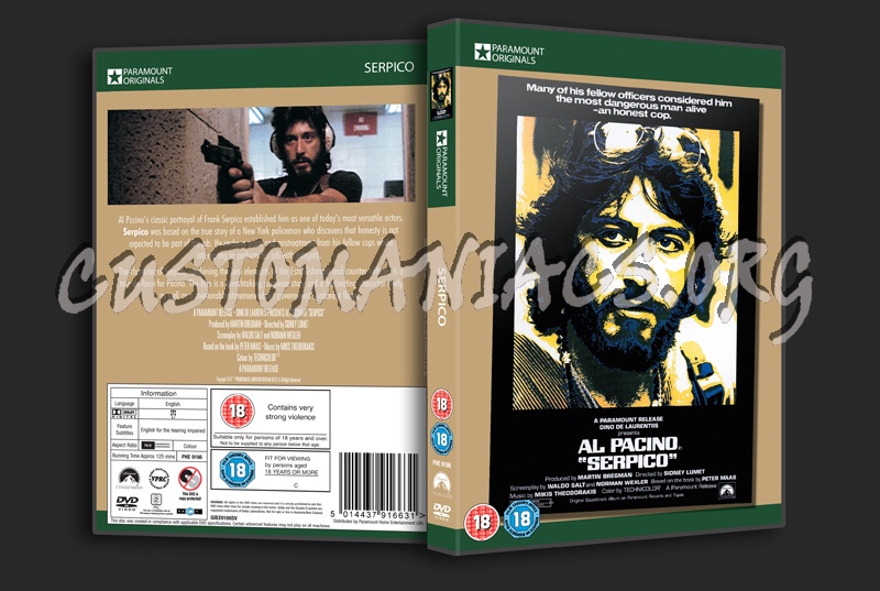 Serpico dvd cover