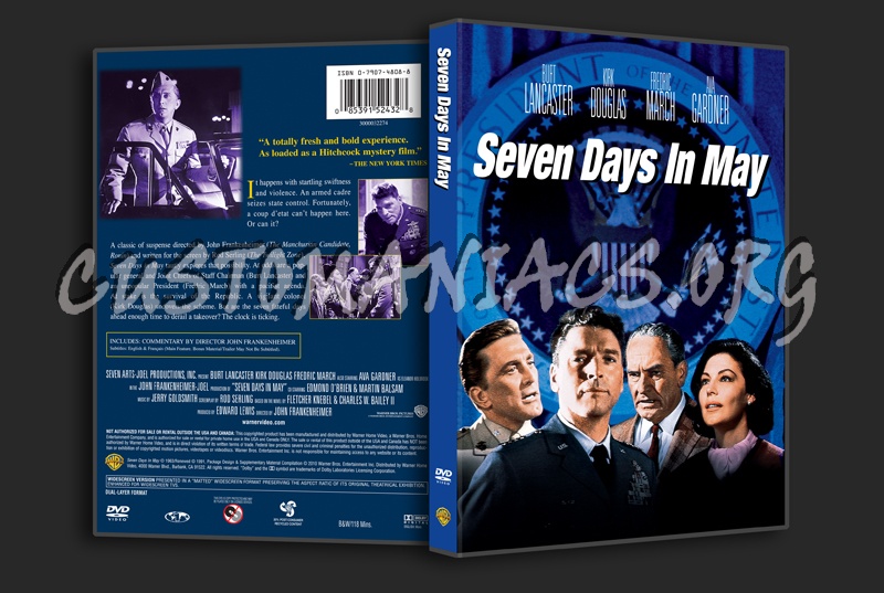 Seven Days in May dvd cover