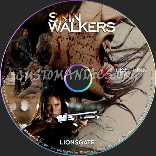 SkinWalkers dvd label