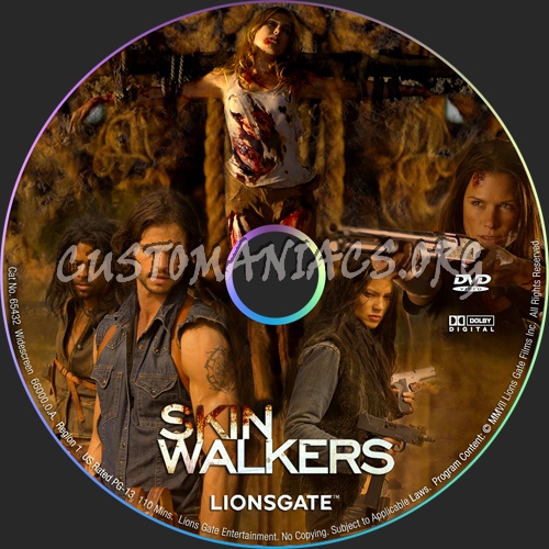 SkinWalkers dvd label