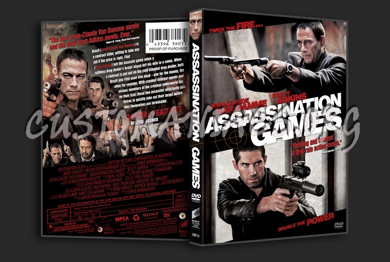 Assassination Games dvd cover