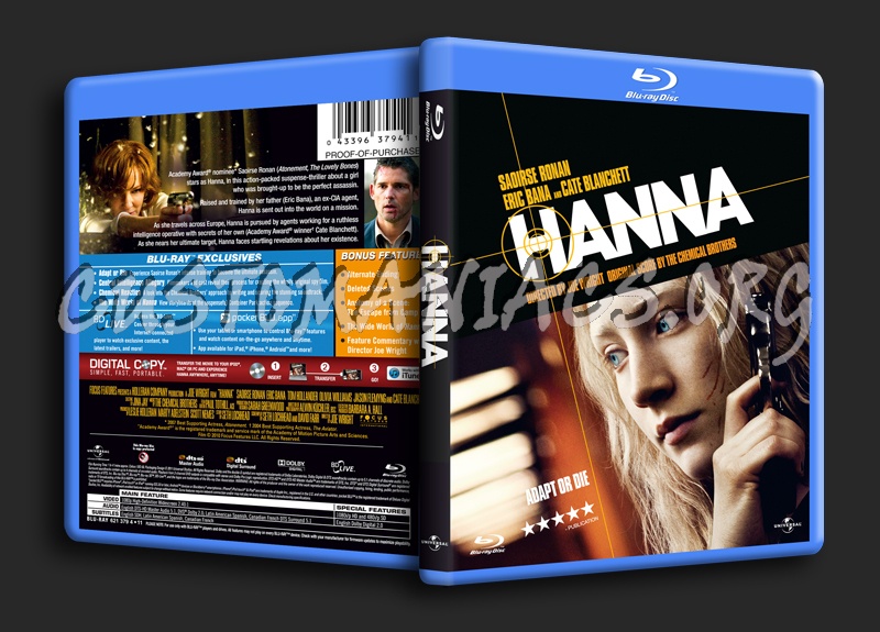 Hanna blu-ray cover