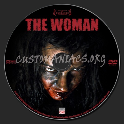 The Woman dvd label