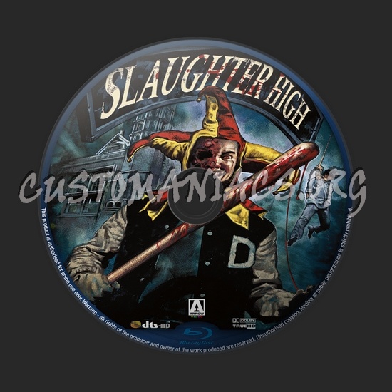 Slaughter High blu-ray label