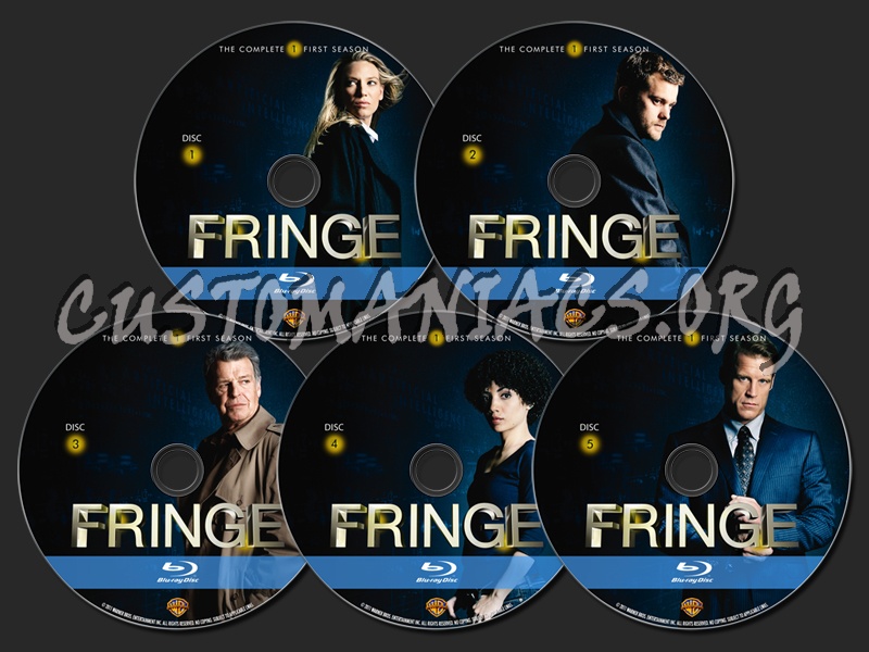 Fringe Season 1 blu-ray label