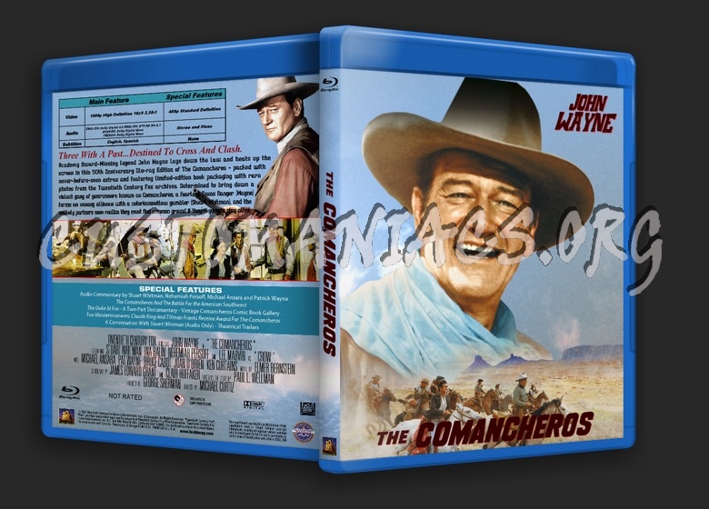 The Comancheros blu-ray cover