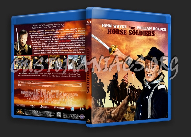 The Horse Soldiers blu-ray cover