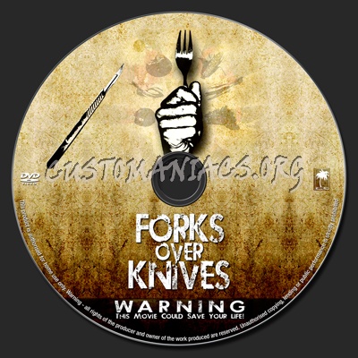 Forks Over Knives dvd label