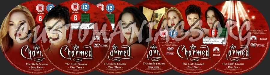 Charmed - Season 6 dvd label