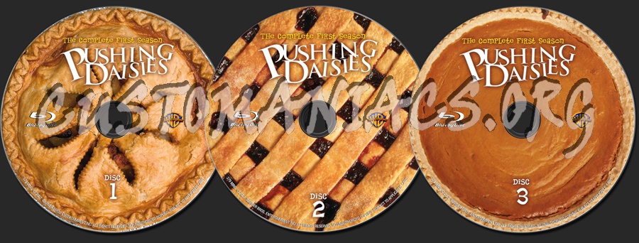 Pushing Daisies Season 1 blu-ray label