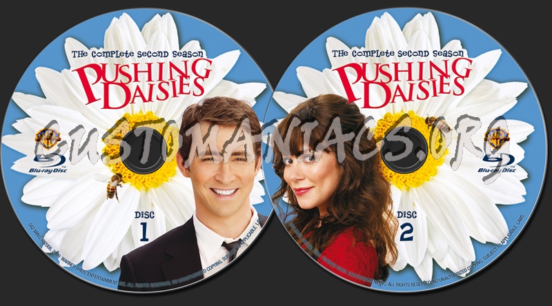 Pushing Daisies Season 2 blu-ray label