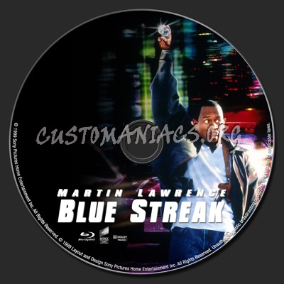Blue Streak blu-ray label