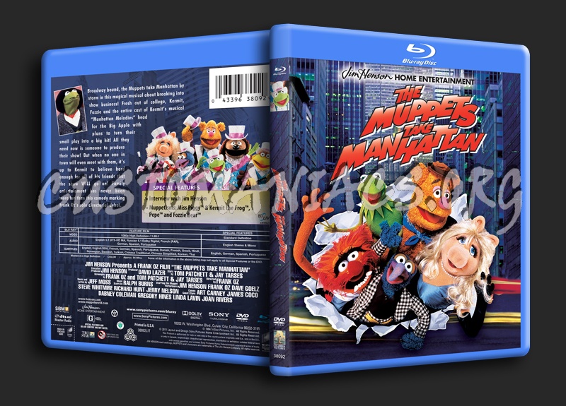 The Muppets Take Manhattan blu-ray cover