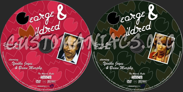 George & Mildred Series 1 dvd label