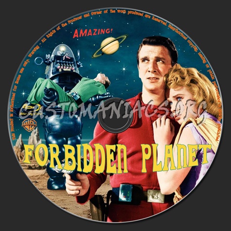 Forbidden Planet blu-ray label