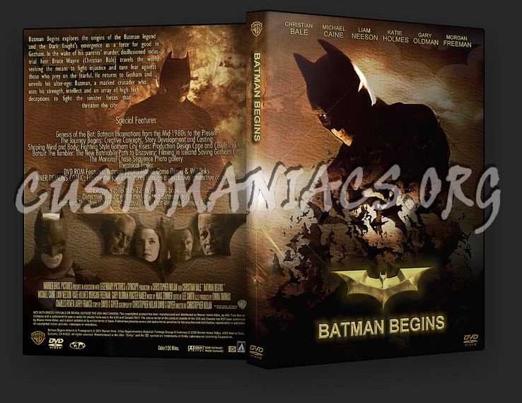 Batman Begins dvd cover