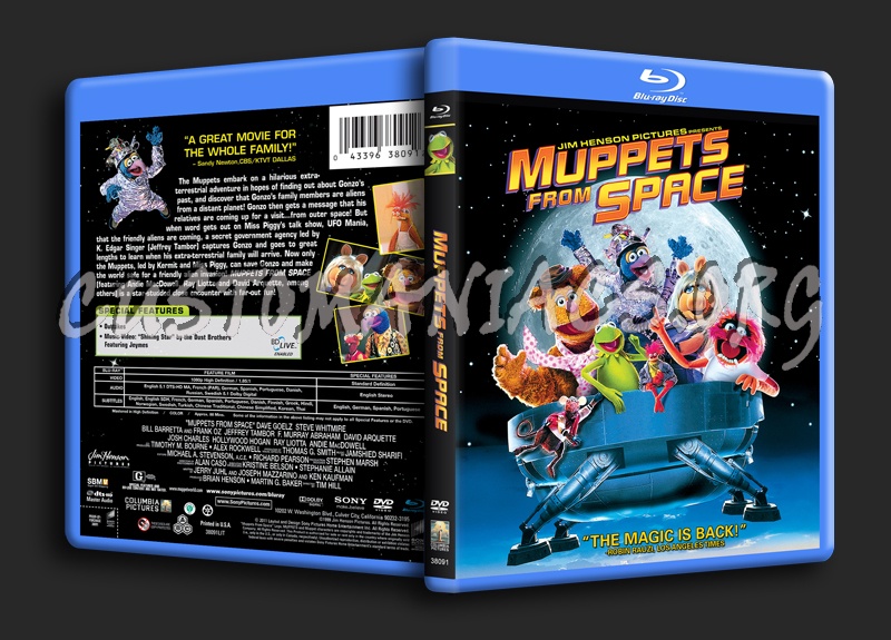 Muppets from Space blu-ray cover