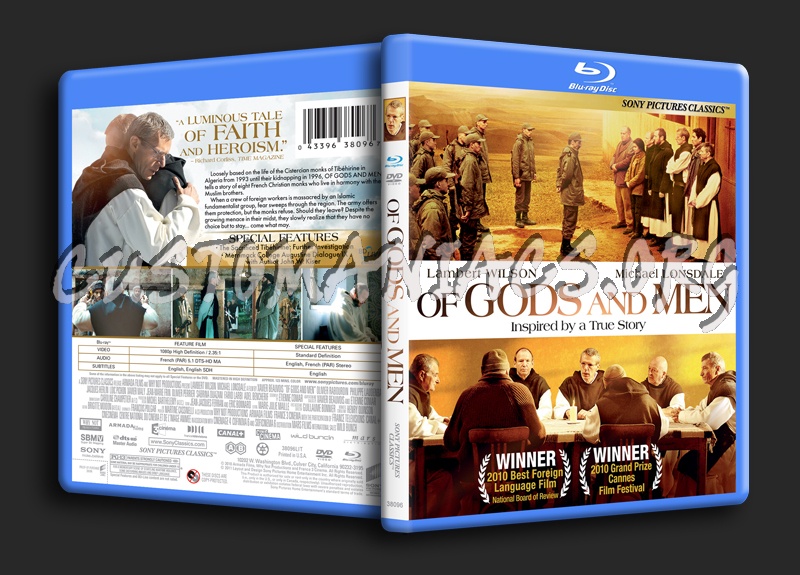 Of Gods and Men blu-ray cover