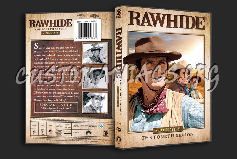 Rawhide Season 4 Volume 2 dvd cover