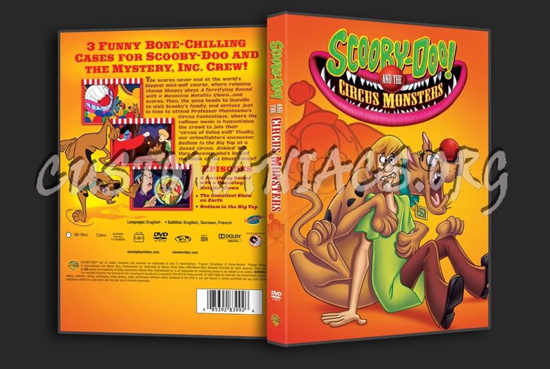 Scooby-Doo! and the Circus Monsters dvd cover
