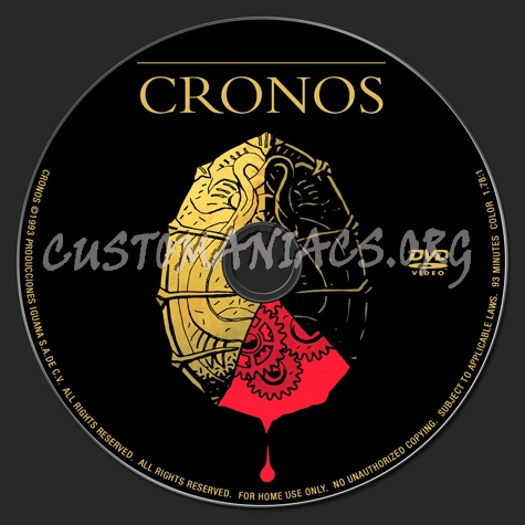 Cronos dvd label