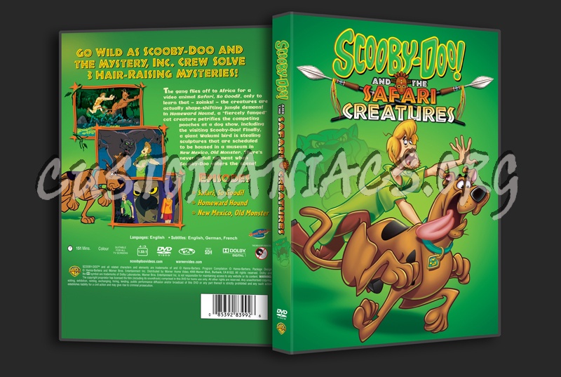 Scooby-Doo! and the Safari Creatures dvd cover