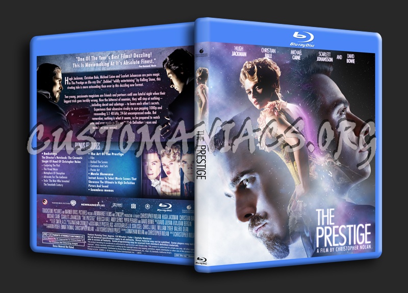 The Prestige blu-ray cover