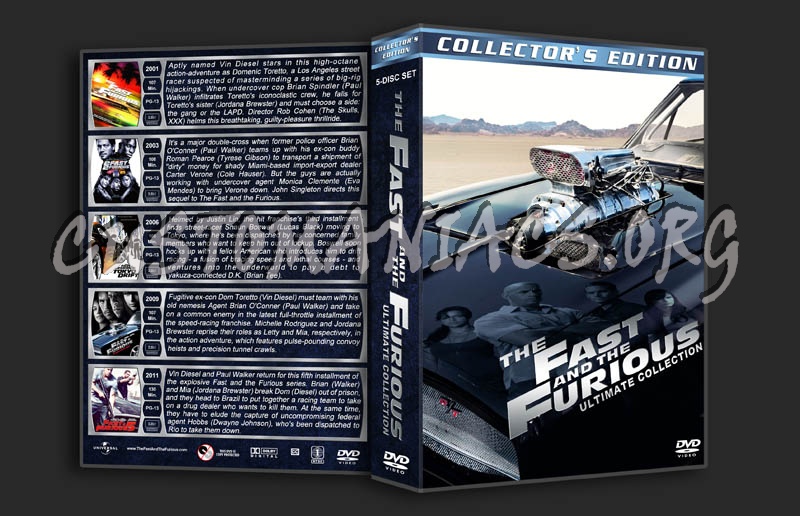 The Fast and The Furious Ultimate Collection dvd cover