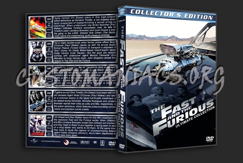 The Fast and The Furious Ultimate Collection dvd cover