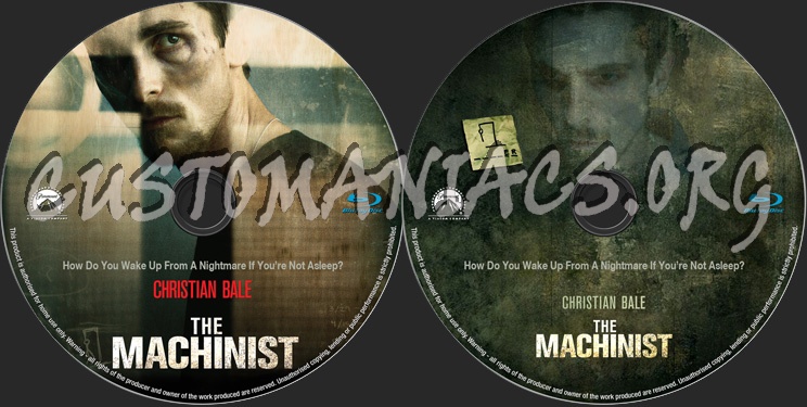 The Machinist blu-ray label