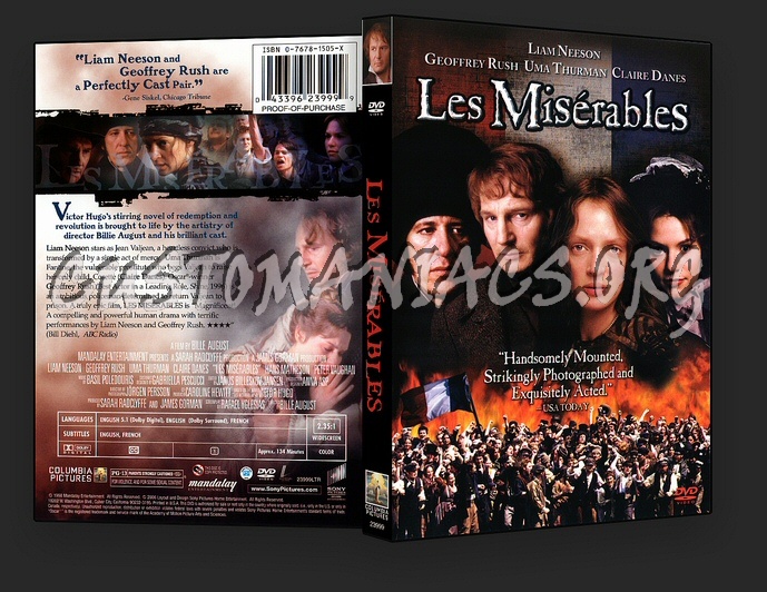 Les Miserables dvd cover