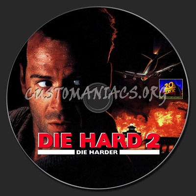 Die Hard 2 Die Harder dvd label