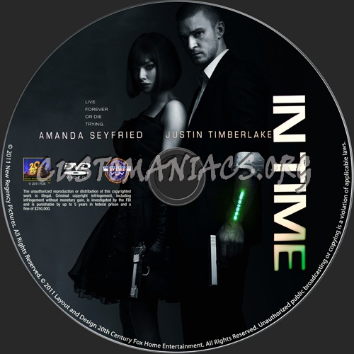 In Time dvd label