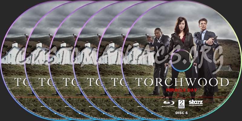 Torchwood: Miracle Day blu-ray label