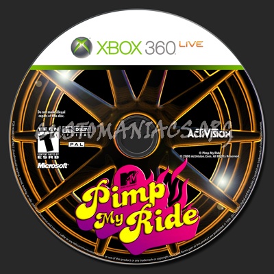 Pimp My Ride dvd label