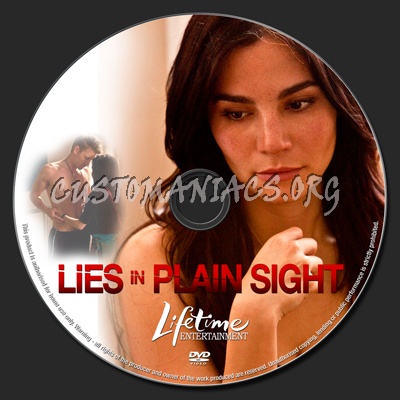 Lies in Plain Sight dvd label