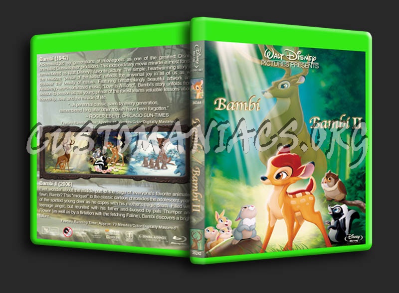 Bambi Double Feature blu-ray cover