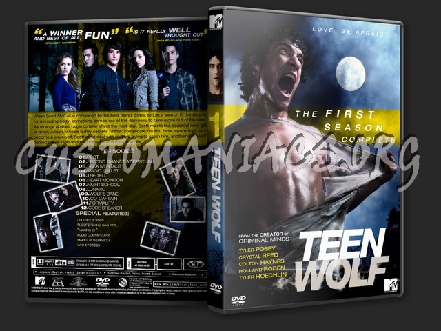 Teen Wolf Season 1 dvd cover