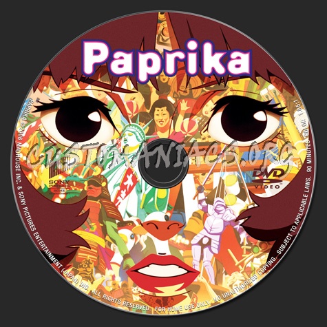 Paprika dvd label
