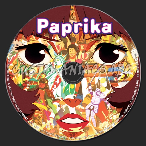 Paprika blu-ray label