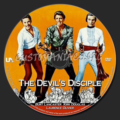 The Devil's Disciple dvd label