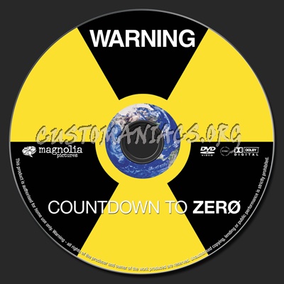 Countdown to Zero dvd label
