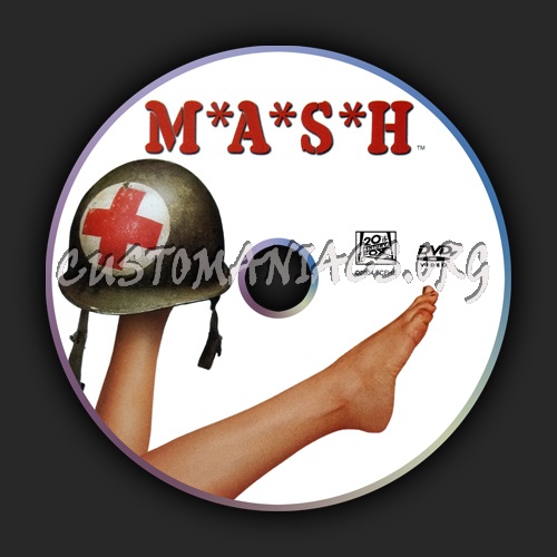 Mash or M*A*S*H dvd label