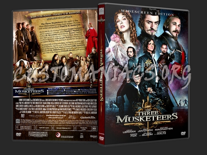 The Three Musketeers (2011) dvd cover