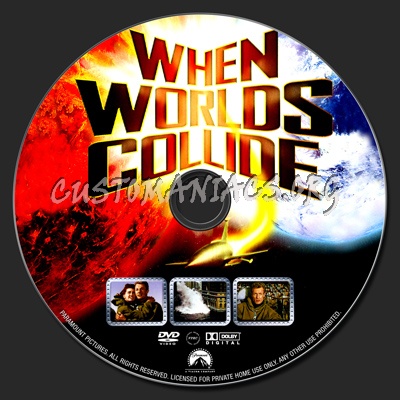 When Worlds Collide dvd label